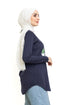 Indigo Printed Long - Sleeve Design 9 - Khotwh